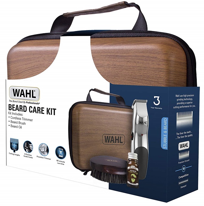 Wahl beard trimmer and groomer set