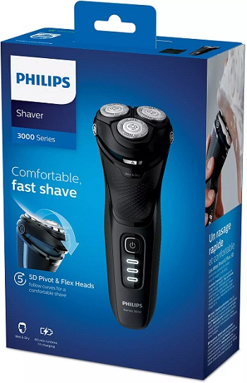 philips 3000 electric shaver boxed